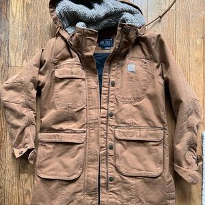Carhartt Brown Hooded Jacket XS